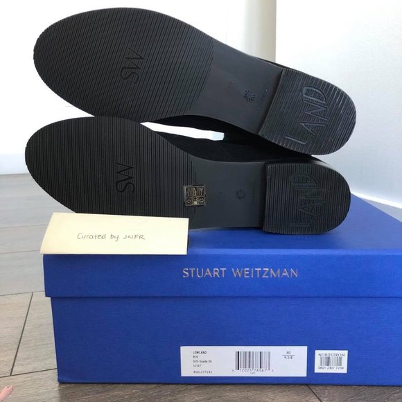 Stuart Weitzman Lowland Over the Knee Leather Boot - Picture 10 of 11